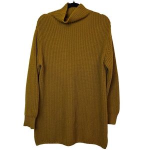 Aritzia Wilfred Montpellier Mustard Yellow Turtle Neck Sweater Size XXS